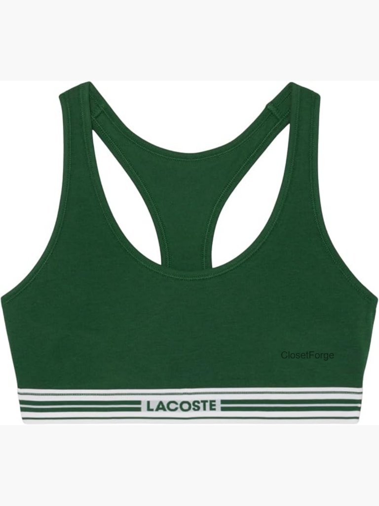 Stretch Cotton Bralette Light Support Racerback Pull-On